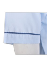 SU166 度身訂做校服恤衫 翻領恤衫設計選擇 胸袋繡花Logo恤衫 校服恤衫專門店  細節-5